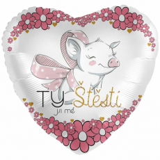 Balón Ty jsi mé štěstí