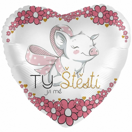 Balón Ty jsi mé štěstí