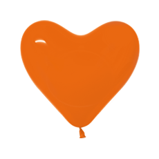 Balón srdce Oranžové 361