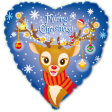 Balón Srdce Sob Xmas