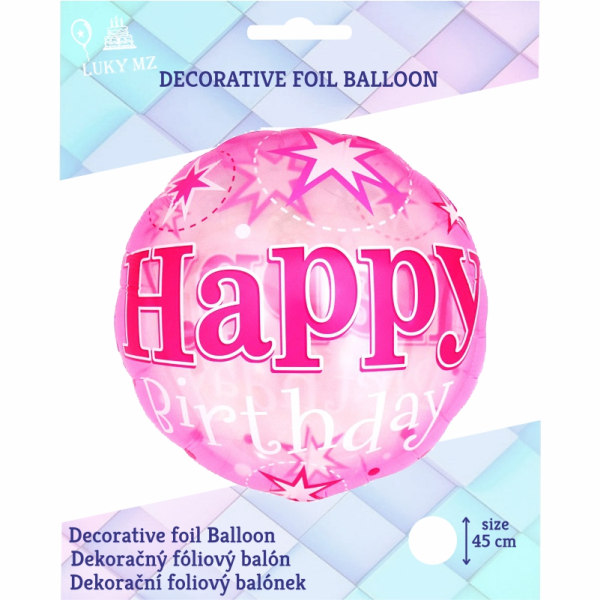 Balón Happy Birthday