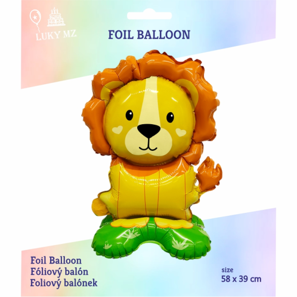 Álló léggömb krokodil MÉRETE