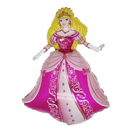 Balón Princezná ozdobná