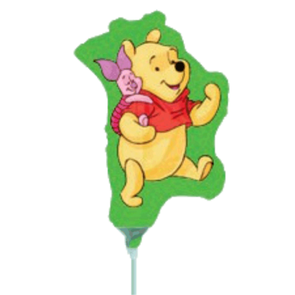 Balónik Macko Pu s Pigletom US zel.