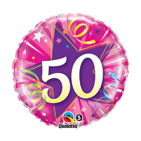 Balón 50 Shining Star Bright blue