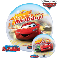 Balón Q Bubbles McQueen BDay No.1