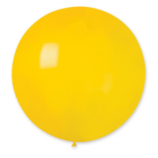 Balón veľký gigant Žltý 100 cm