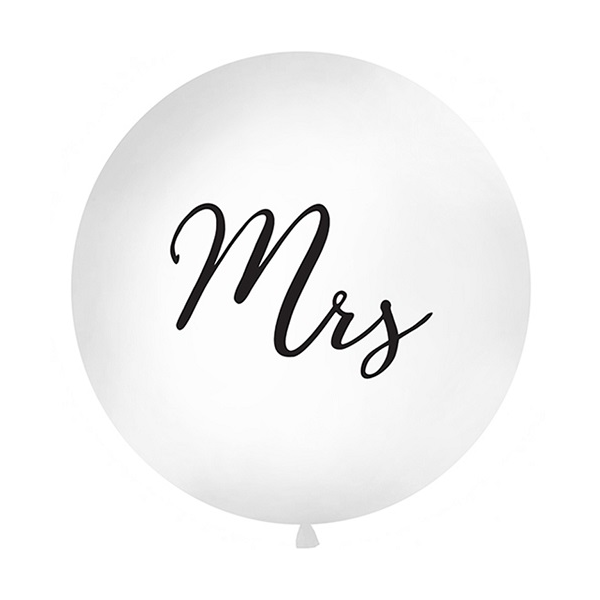 Balón na svadbu Mrs