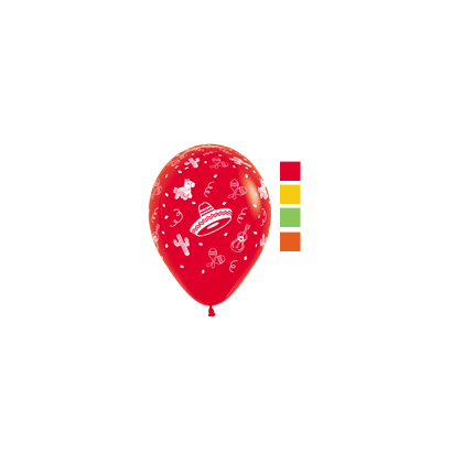 Balóniky TOP KVALITA Mexiko mix 31 cm 100ks