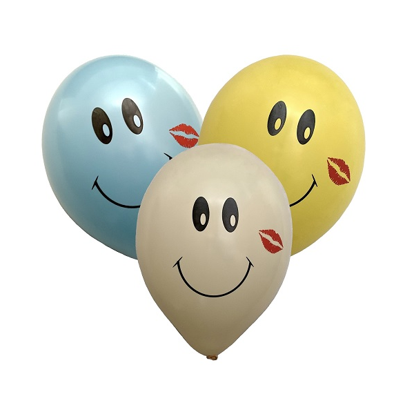 Balón s potlačou Smajlík 3