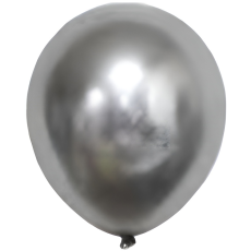 Balón strieborný chromový 90 cm - 3ft