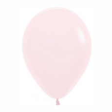 Balón bledo Ružový matný 609 R12 - 3cm