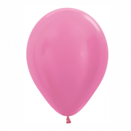 Balón metalický Fuchsia 412 R12 - 30cm