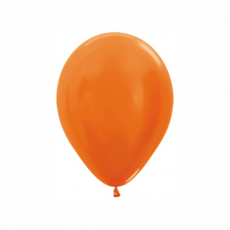 Balón metalický Oranžový 561 R5 - 13cm