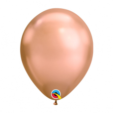Balón metalický medený Chrome Rose Gold /25ks/