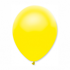 Balón metalický Žltý s305 S11 - 28 cm