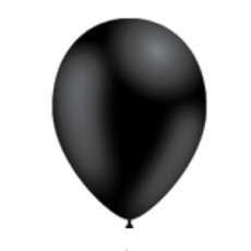 Balón Čierny p041 S11 - 28 cm