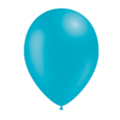 Balón Tyrkysový p043 S11 - 28 cm
