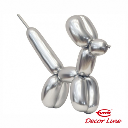 Modelovací balón Strieborný / Platinum