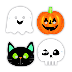 Masky na tvár Halloween