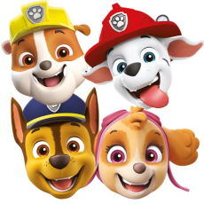 Papierové masky Paw Patrol