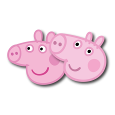 Papierová maska Peppa Pig 