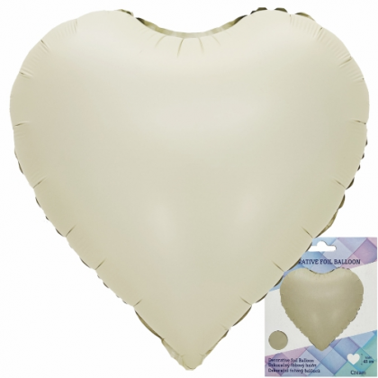 Balón Srdce Cream
