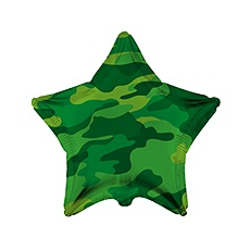 Balón hviezda vojenská 45 cm