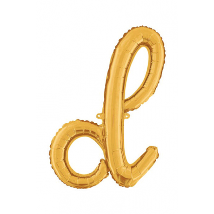 Písmeno malé zlaté D script