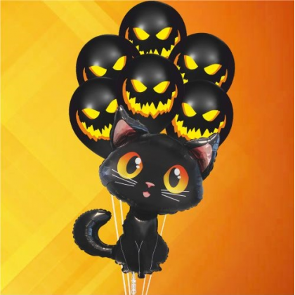 Balónová kytica Halloween