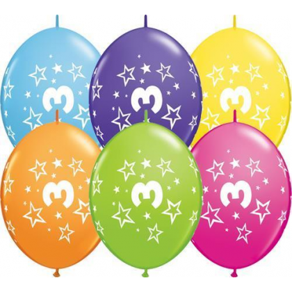 Balón naväzovací číslo 3 Qlink Stars