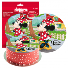 Jedlá oplátka Minnie Mouse standart + fólia 20 cm