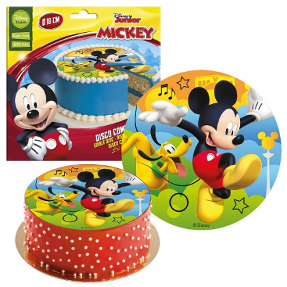 Jedlý obrázok Mickey Mouse 16 cm fondán