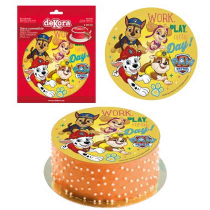 Jedlá oplátka Paw Patrol 20 cm