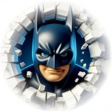 Jedlá oplátka Batman