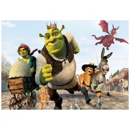 Jedlá oplátka Shrek A4