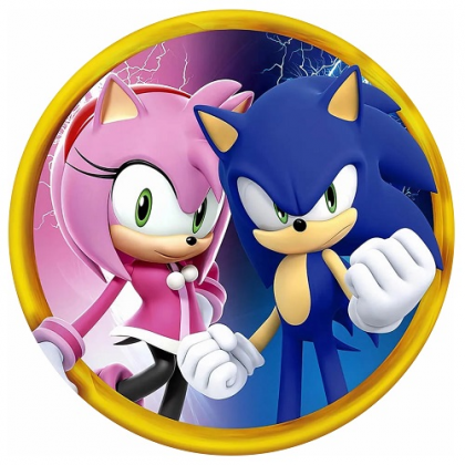 Jedlá oplátka Sonic 20 cm