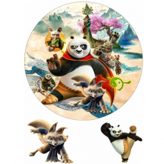 Jedlá oplátka Kung Fu Panda