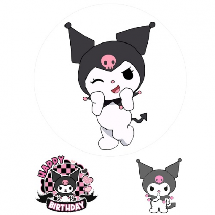 Jedlá oplátka Kuromi