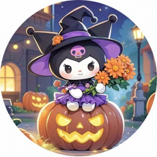 Jedlá oplátka Kuromi