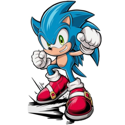 Jedlá oplátka Sonic