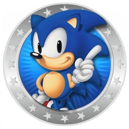 Jedlá oplátka Sonic 20 cm