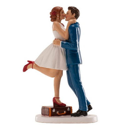 Postavičky na Svadobnú tortu Bozk