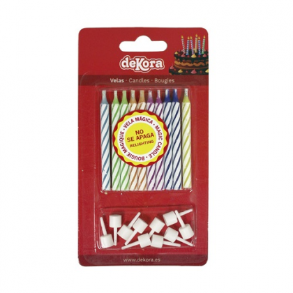 Tortové sviečky nesfúknuteľné