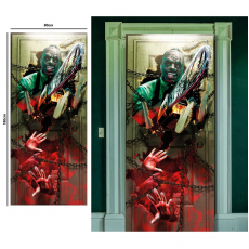 Dekorácia na dvere Vrah s motorovou pílou