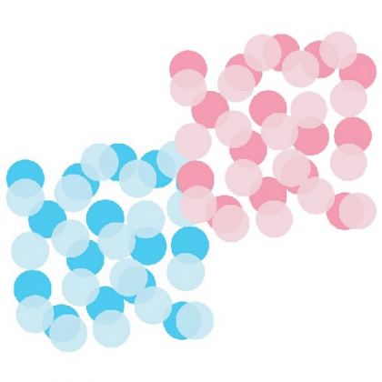 Konfety sypané modré