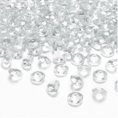 Dekoračné kamienky diamanty priehľadné 12 mm