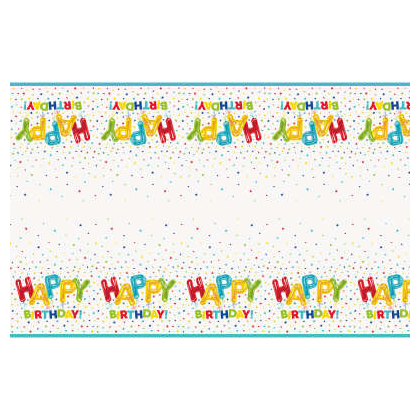 Obrus Happy Birthday