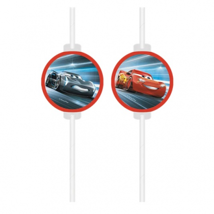 Papierové slamky Cars