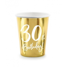 Poháre číslo 30 zlaté